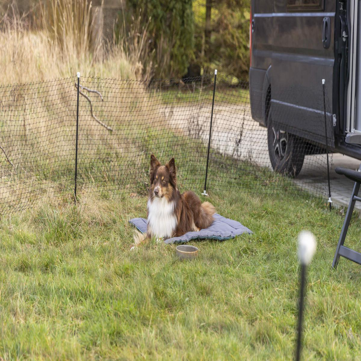 39539 Mobile dog fence 15 m black