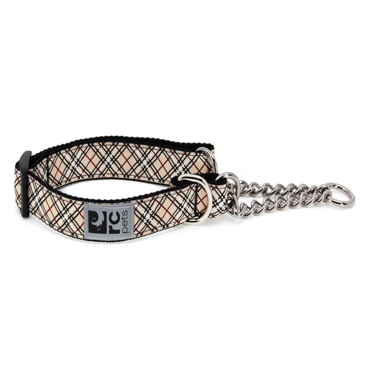 RC Pets Training Dog Collar, Tan Tartan