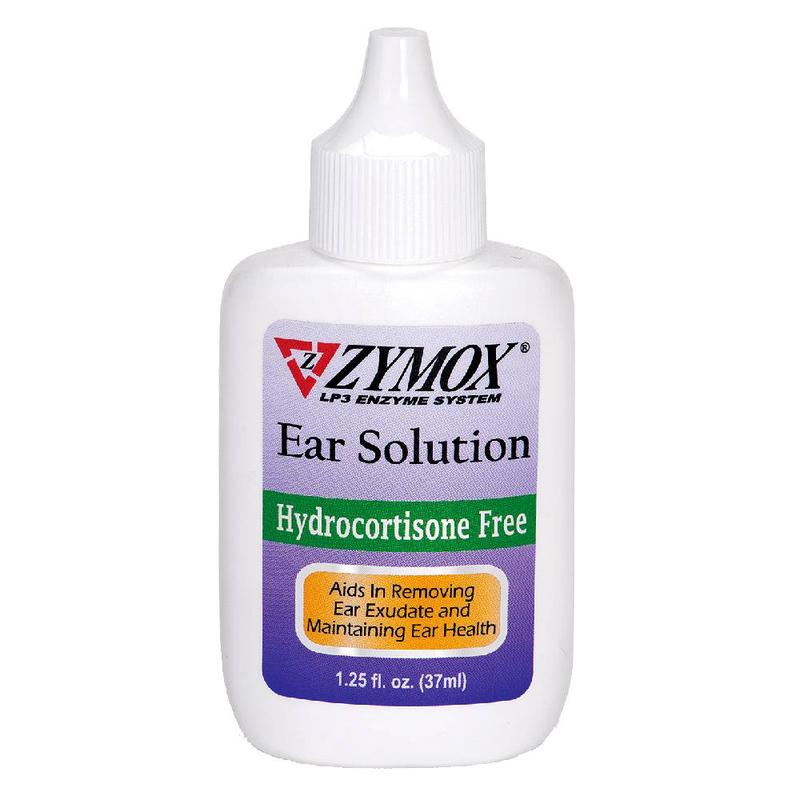 Zymox Enzymatic Ear Solution Hydrocortisone Free 1.25oz