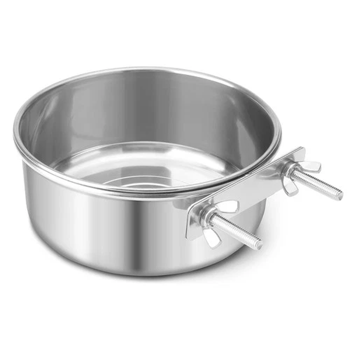 Dog Bowl Stainless Steel Pet Hanging Food Water Bowl Cage Feeding Cup Feeder ...