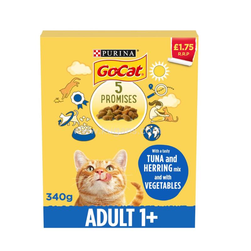 Purina Gocat Tuna Herring 340g