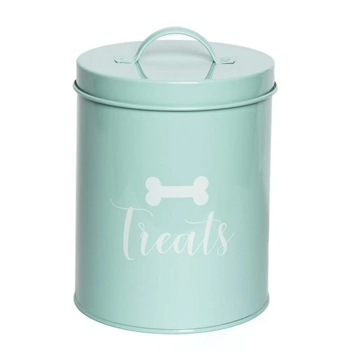 - Metal Pet Treat Jar with Airtight Lid for Dogs, Cats, Puppies and More, Chi...