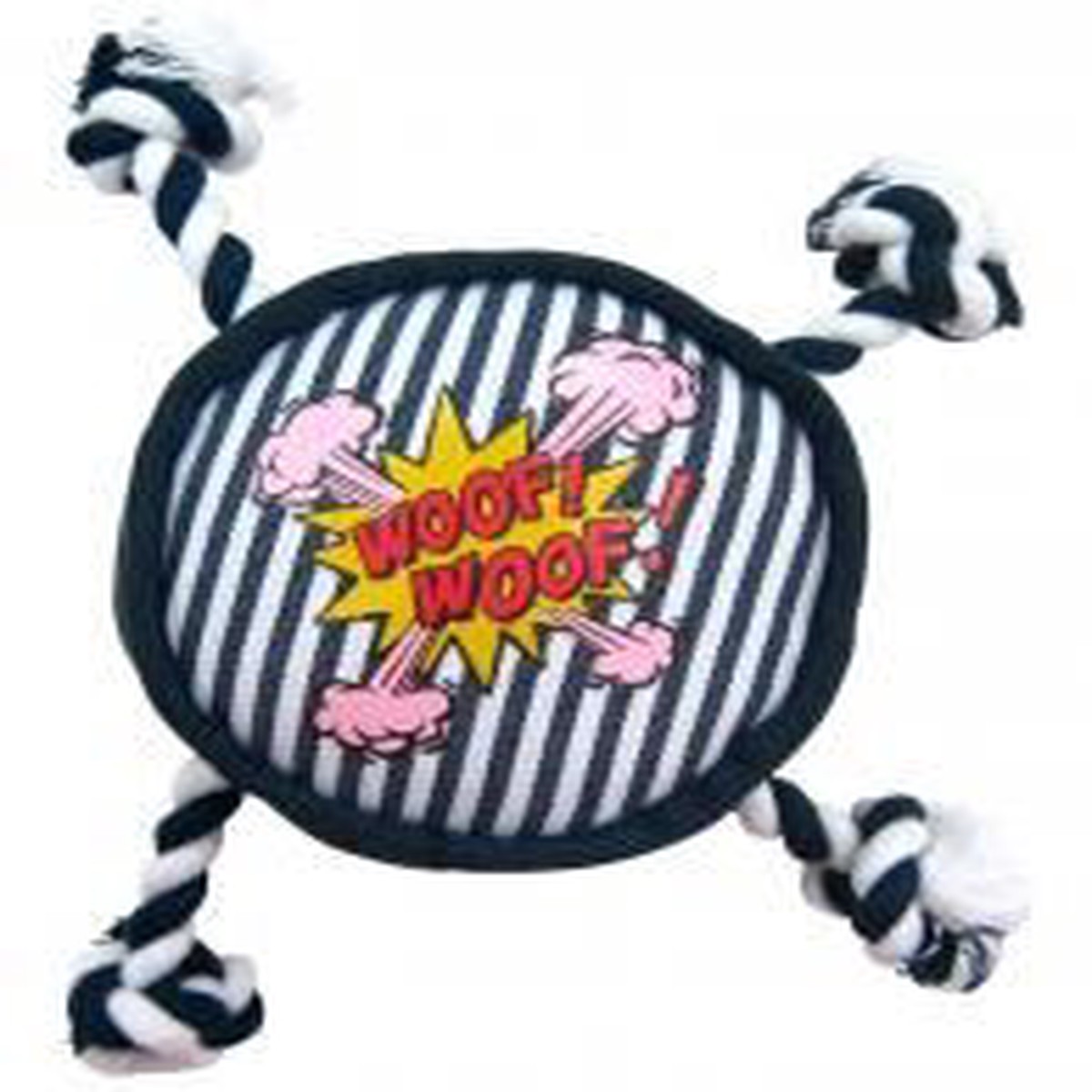 Denim Woof Woof Chew Toy With Rope